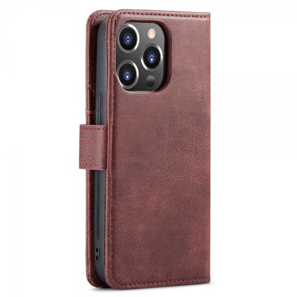 Dg.Ming iPhone 14 Pro Etui Avtagbart Deksel Rød