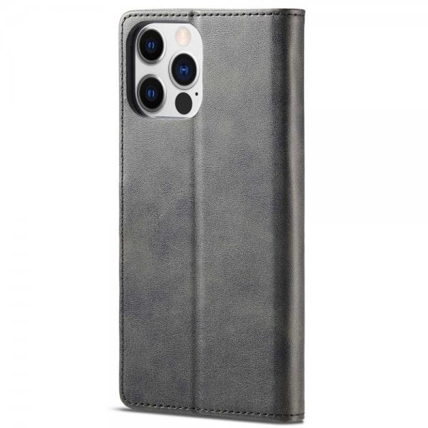 Lc.Imeeke iPhone 14 Pro Etui med Kortlomme stativfunksjon Svart