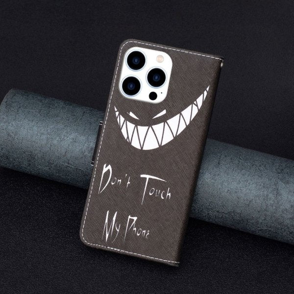 iPhone 14 Pro Etui Motiv Don't Touch My Phone