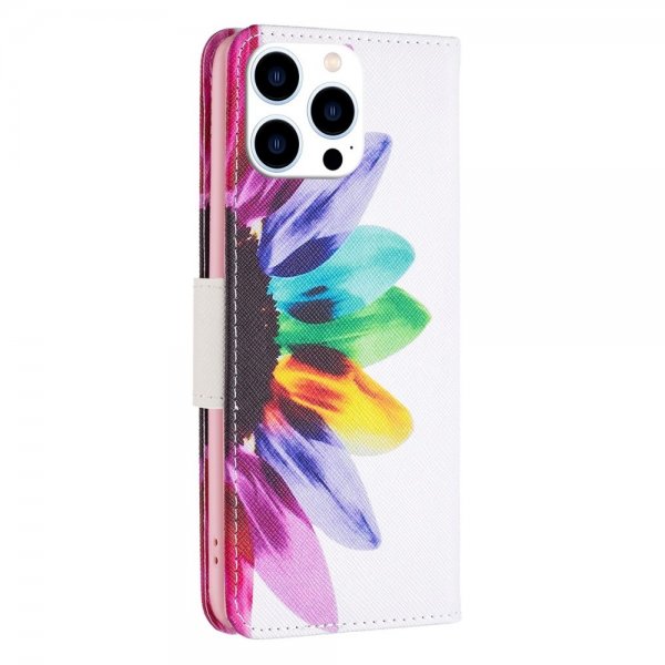 iPhone 14 Pro Etui Motiv Fargerik Blad