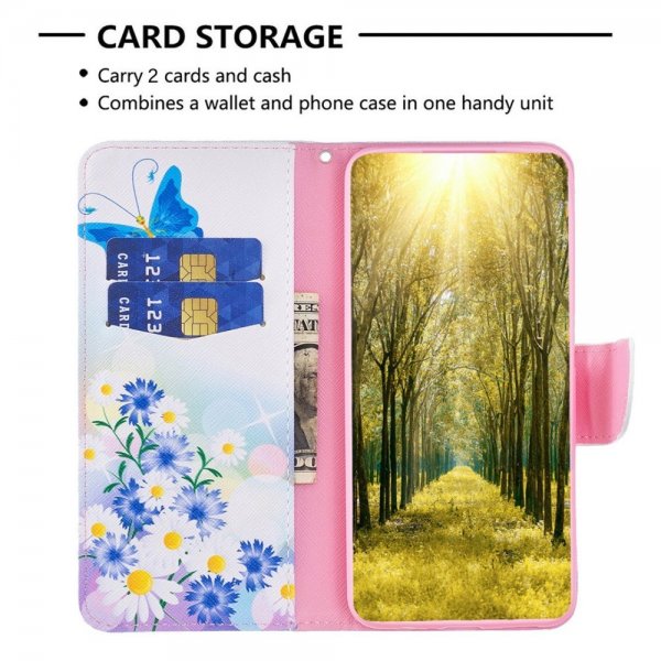 iPhone 14 Pro Etui Motiv Sommerfugler Og Blomster