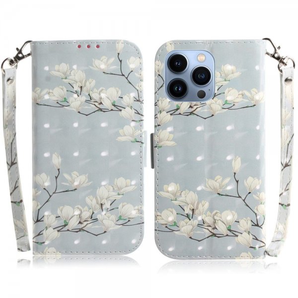 iPhone 14 Pro Etui Motiv Magnolia