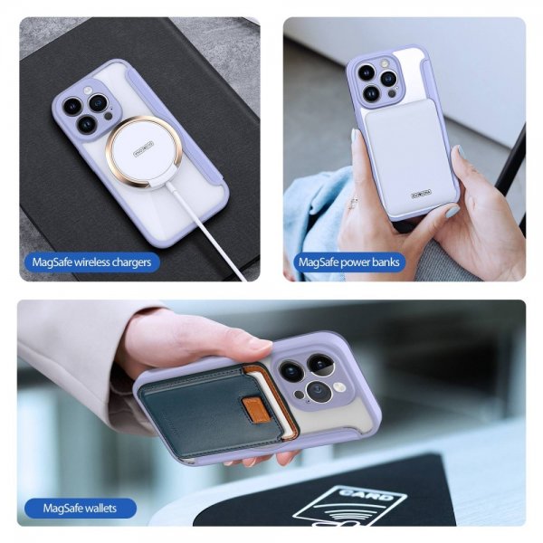 Dux Ducis iPhone 14 Pro Etui Skin X Pro Series MagSafe Lilla