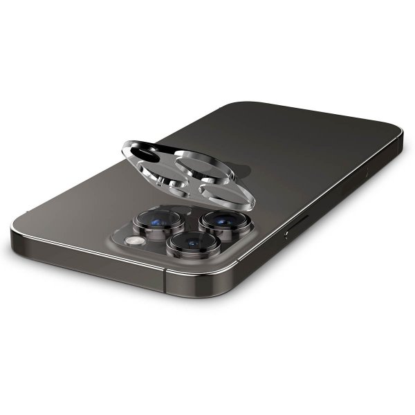 Spigen iPhone 14 Pro/14 Pro Max/15 Pro/15 Pro Max/16 Pro/16 Pro Max Kamerabeskytter Glas.tR Optik 2-pakning Crystal Clear