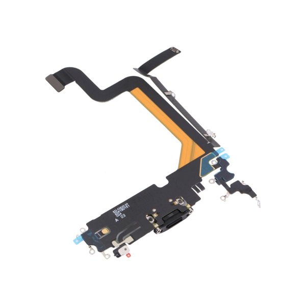 iPhone 14 Pro Ladekontakt med Flexkabel Original - Svart