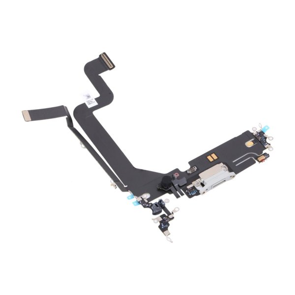 iPhone 14 Pro ladekontakt med flexkabel Original - hvit