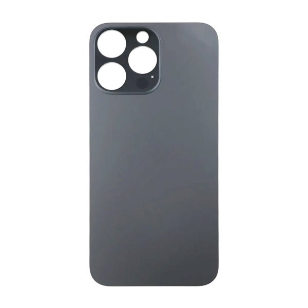 iPhone 14 Pro Max baksideglass med selvklebende teip - svart
