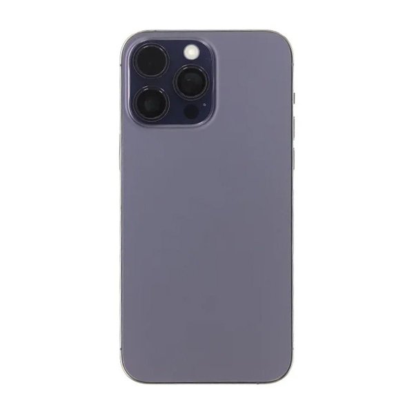 iPhone 14 Pro Max bakside med komplett ramme OEM - lilla