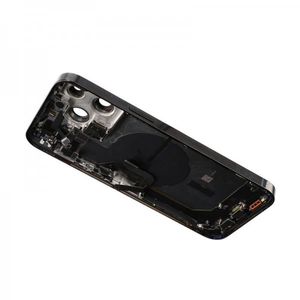 iPhone 14 Pro Max bakside med komplett ramme - svart