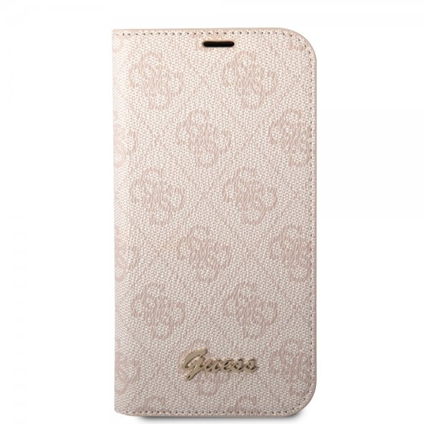 Guess iPhone 14 Pro Max Etui 4G Logo Rosa