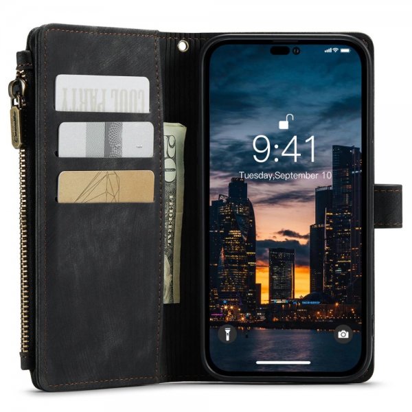 CaseMe iPhone 14 Pro Max Etui C30 Series Svart