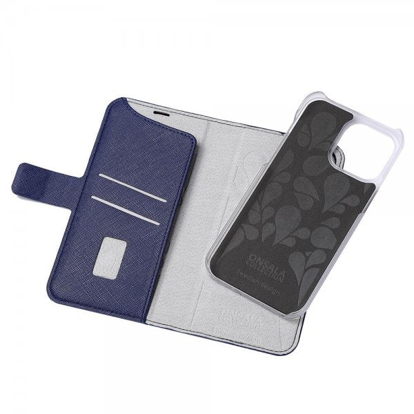 Onsala iPhone 14 Pro Max Etui Fashion Edition Avtakbart Deksel Navy Blue