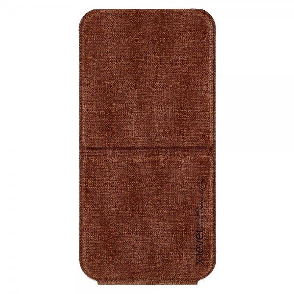 X-Level iPhone 14 Pro Max Etui Journey Series Brun