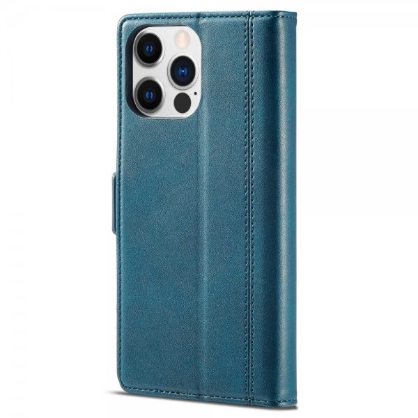 Lc.Imeeke iPhone 14 Pro Max Etui med Kortlomme Blå