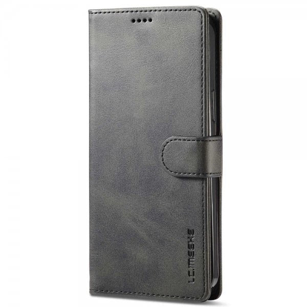 Lc.Imeeke iPhone 14 Pro Max Etui med Kortlomme stativfunksjon Svart