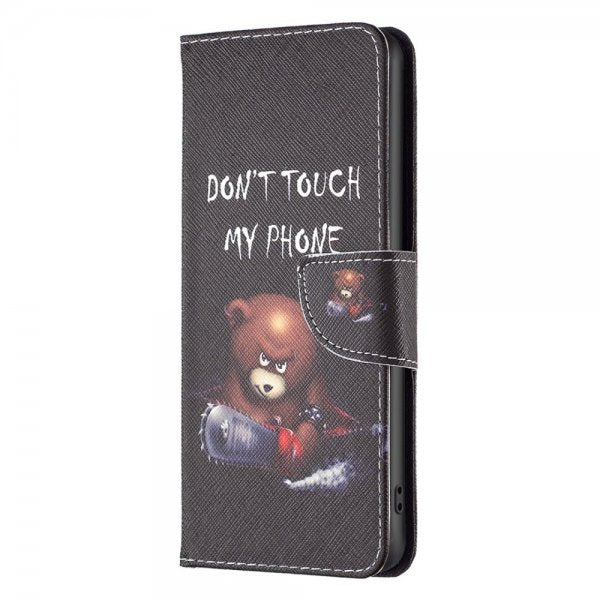 iPhone 14 Pro Max Etui Motiv Bjørn Don't Touch My Phone