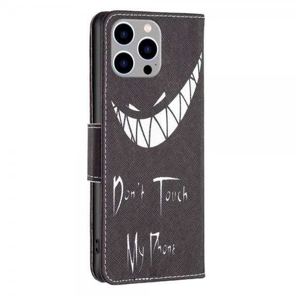 iPhone 14 Pro Max Etui Motiv Don't Touch My Phone