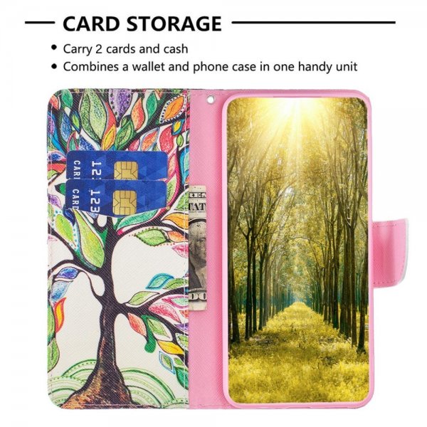 iPhone 14 Pro Max Etui Motiv Fargerik Tre