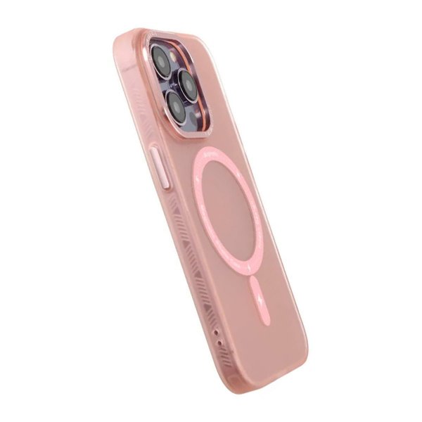 iPhone 14 Pro Max Deksel Kamerastøtfanger MagSafe Rosa