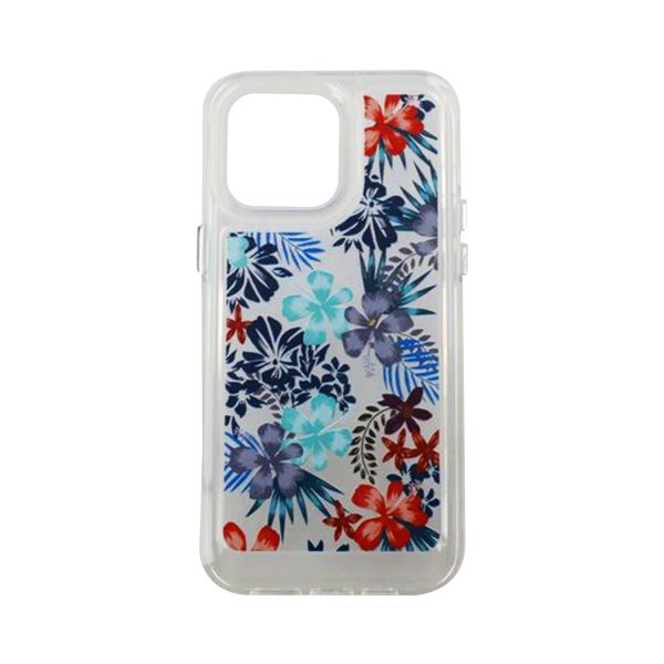 iPhone 14 Pro Max Deksel Motiv Røda Blomster