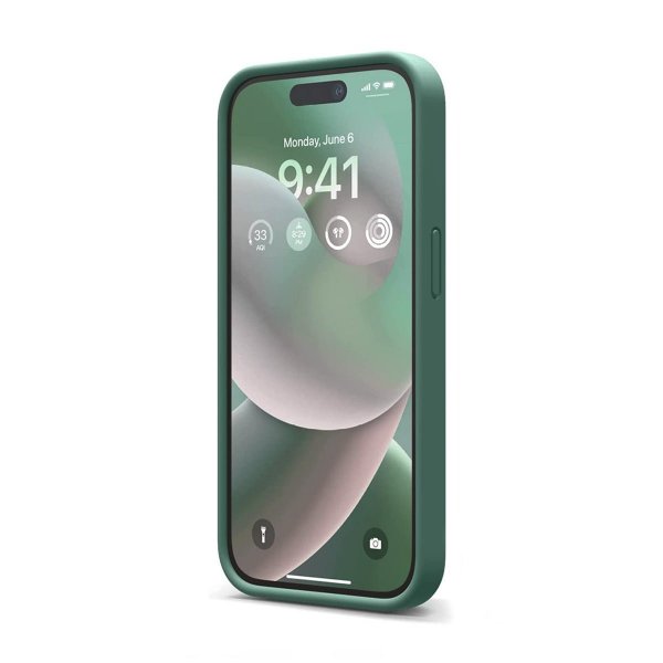 iPhone 14 Pro Max Deksel Silikon Grønn