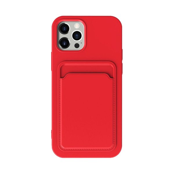 iPhone 14 Pro Max Deksel Kortholder Rød