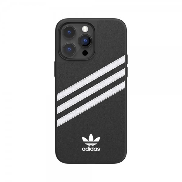 Adidas iPhone 14 Pro Max Deksel 3 Stripes Snap Case Svart Hvit