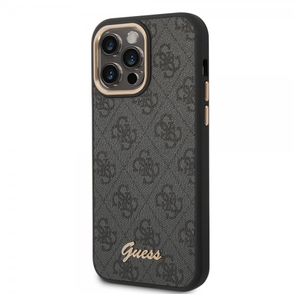 Guess iPhone 14 Pro Max Deksel 4G Logo Svart