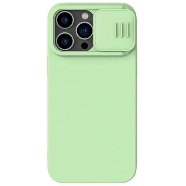 Nillkin iPhone 14 Pro Max Deksel CamShield Silky MagSafe Grønn