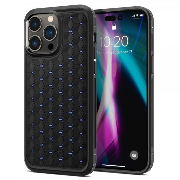 Spigen iPhone 14 Pro Max Deksel Cryo Armor Matte Black