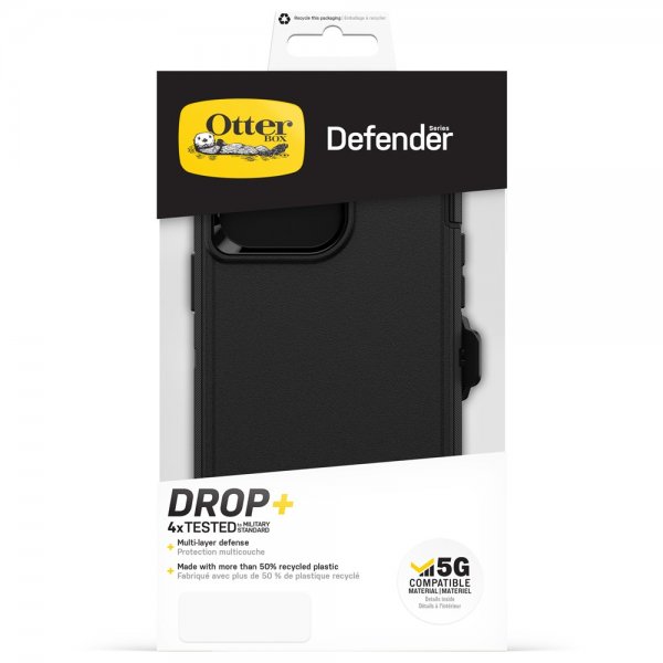 Otterbox iPhone 14 Pro Max Deksel Defender Svart