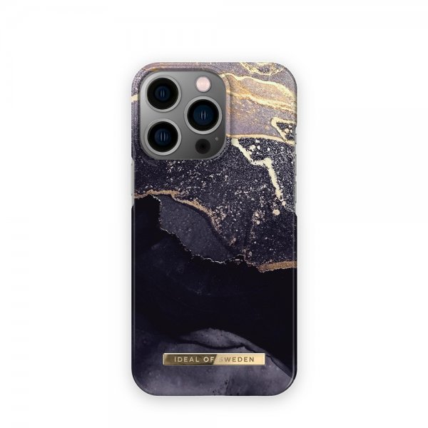 Ideal of Sweden iPhone 14 Pro Max Deksel Fashion Case MagSafe Golden Twilight Marble