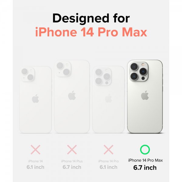 Ringke iPhone 14 Pro Max Deksel Fusion Design Floral