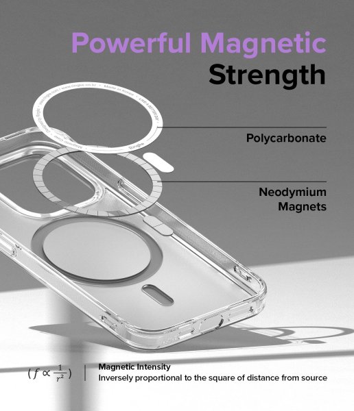 Ringke iPhone 14 Pro Max Deksel Fusion Magnetic Matte Clear