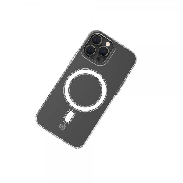 Celly iPhone 14 Pro Max Deksel GELSKINMAG MagSafe Transparent