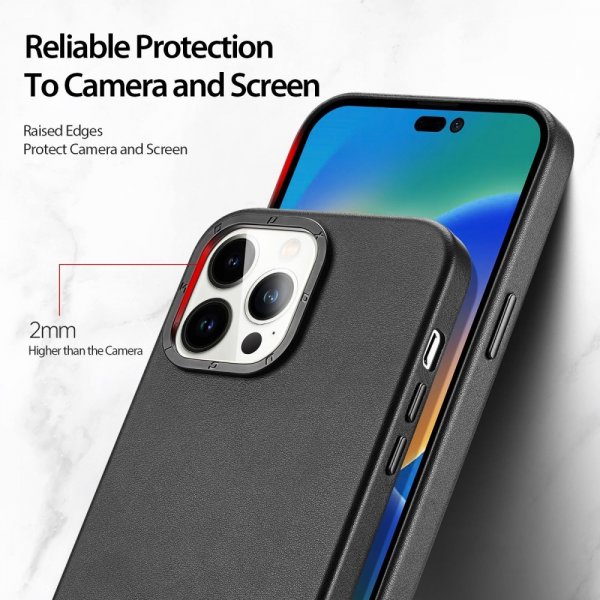 Dux Ducis iPhone 14 Pro Max Deksel Grit Series MagSafe Svart