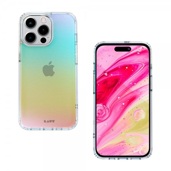 LAUT iPhone 14 Pro Max Deksel Holo Pearl