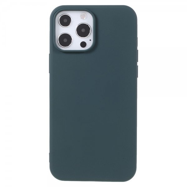 X-Level iPhone 14 Pro Max Deksel Liquid Silicone Petrol