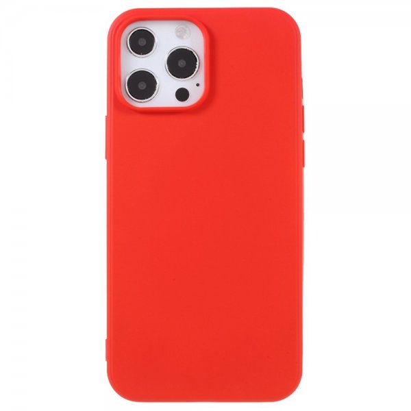 X-Level iPhone 14 Pro Max Deksel Liquid Silicone Rød