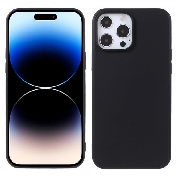 X-Level iPhone 14 Pro Max Deksel Liquid Silicone Svart