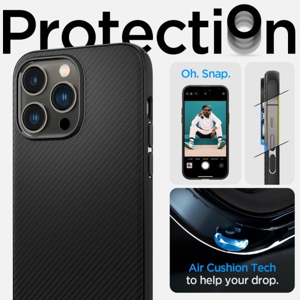 Spigen iPhone 14 Pro Max Deksel Mag Armor MagFit Matte Black