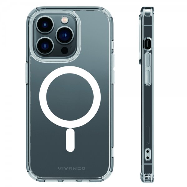Vivanco iPhone 14 Pro Max Deksel Mag Steady Transparent