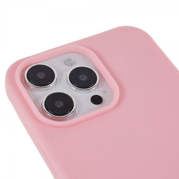 iPhone 14 Pro Max Deksel med Stropp Rosa