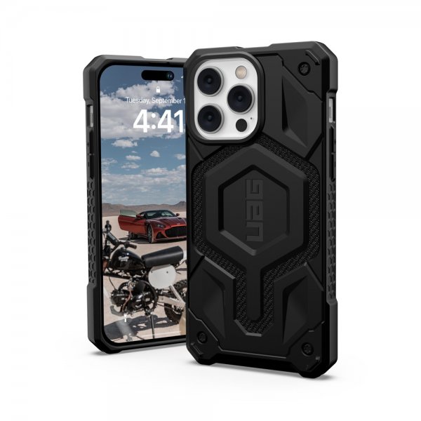 Urban Armor Gear (UAG) iPhone 14 Pro Max Deksel Monarch Pro MagSafe Kevlar Black