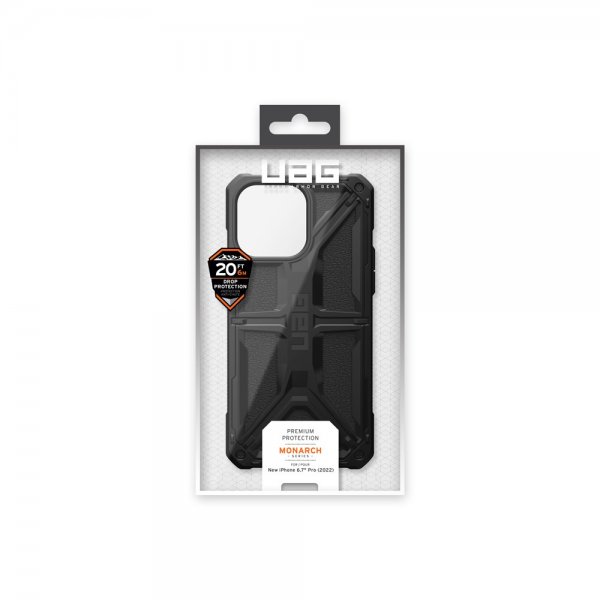 Urban Armor Gear (UAG) iPhone 14 Pro Max Deksel Monarch Svart