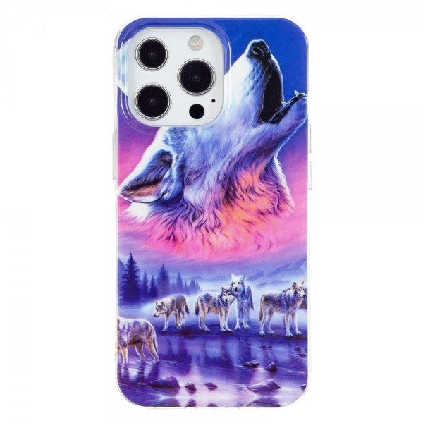 iPhone 14 Pro Max Deksel Motiv Hyler Ulv