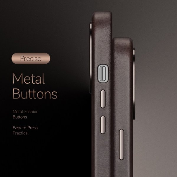 Dux Ducis iPhone 14 Pro Max Deksel Naples Series MagSafe Mørkebrun