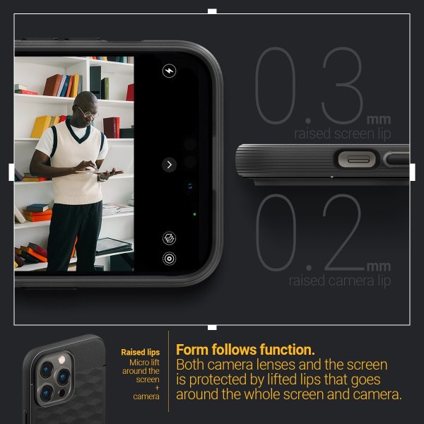 Caseology iPhone 14 Pro Max Deksel Parallax Mag Matte Black