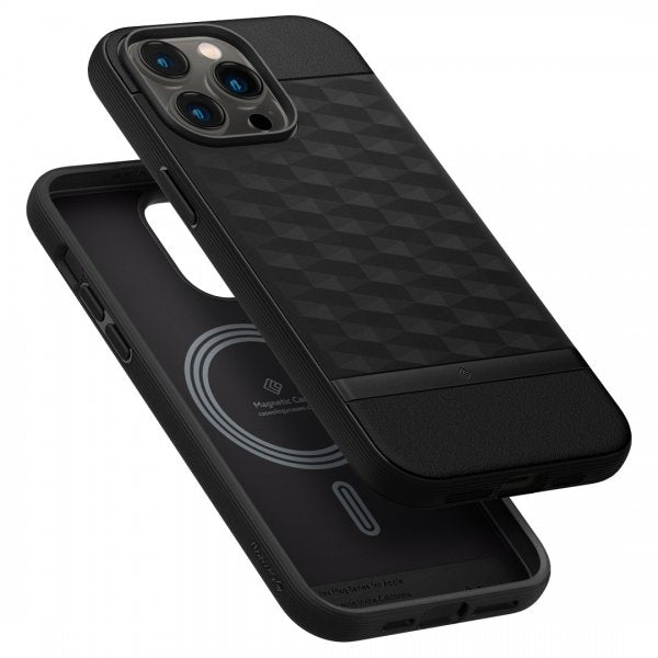 Caseology iPhone 14 Pro Max Deksel Parallax Mag Matte Black