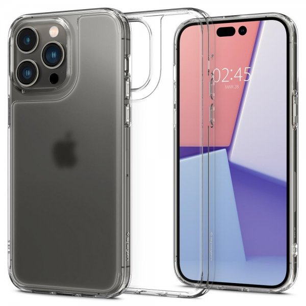 Spigen iPhone 14 Pro Max Deksel Quartz Hybrid Matte Clear